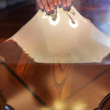 Transparent Furniture Protective Film Clear Table Protector Heat Resistant OilProof 80x500cm