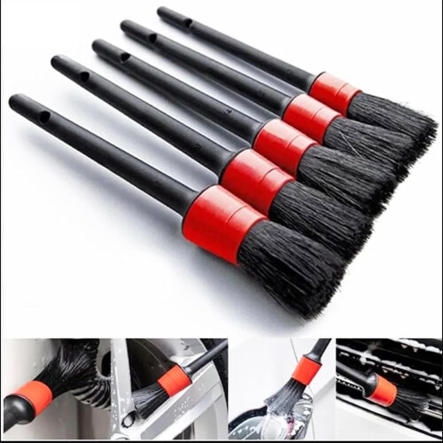 10pcs Car Detailing Brush Set with MultiSize Brushes, Wire Brushes and Soft Bristle Interior Dusting 2