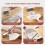 Dustpan and Brush Set with Density Bristles, Ergonomic Grip for Kitchen Office Desktop 3
