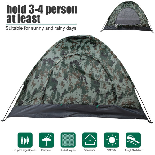 Σκηνή Adventure Shelter για λάτρεις της πεζοπορίας, εξωτερικό από νάιλον με επένδυση από 1