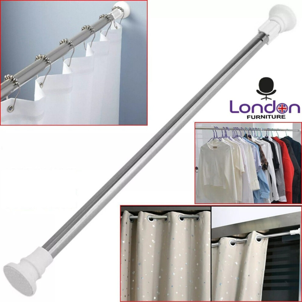 Heavy Duty Extendable Telescopic Curtain Pole