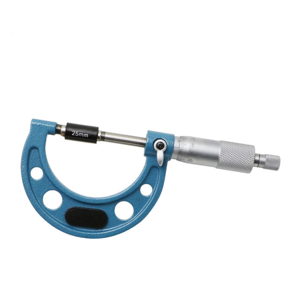 Metric Micrometer 0.01 Mm Blue Outside Micrometer Caliper Measuring Tool 125 150Mm Size High Precision Measurement 9119770414946