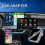 Black 2025 Wireless CarPlay Adapter for Android iPhone, Wired to Wireless Mini USB Dongle AI Box 4