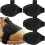 4Pcs Motorcycle Shifter Boot Covers - Black Rubber Protector for Clutch & Gear 1