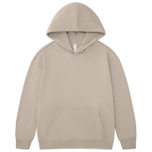 Smoky Gray Hoodie L330G Cotton Terry Sweater Spring Autumn Men's Loose Fit Embroidered Logo