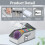 Baseball Cap Storage Boxes Set of 3 Stackable Organizer with Zipper Lid for Closet Dustproof 5