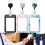 3x Double-sided Id Card Holder Case Vertical 1