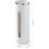 Wallmounted disposable cup dispenser, automatic drop function, spacesaving design for kitchen, office, plastic construction, white (white) 2