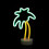 Neon light sign, LED coconut tree night light, USB/battery 2
