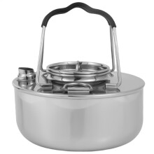 Camping kettle Stainless steel coffee pot Camping teapot Large capacity campfire water kettle Outdoor stove accessories for picnic fishing hiking