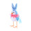 Delightful Easter Decor Smooth Plush Birds Sculptures-Blue 1