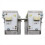 Headlight LED Module Angel Eyes DRL Daytime Running Lights White for 6 5