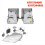 Headlight LED Module Angel Eyes DRL Daytime Running Lights White for 6 4
