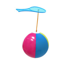Inflatable bat set for for fun games with bouncing ball for outdoor activities blue bat