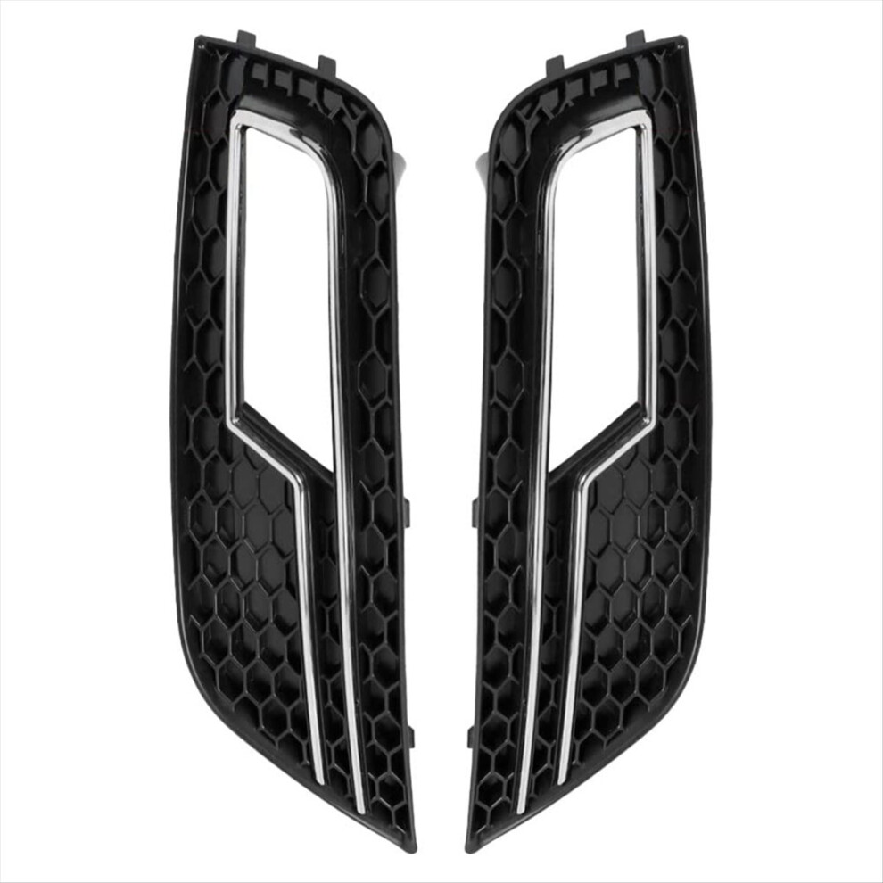 Honeycomb Mesh Front Bumper Fog Grille Cover For A4 B8.5 B9 2013 Light 4852424173671