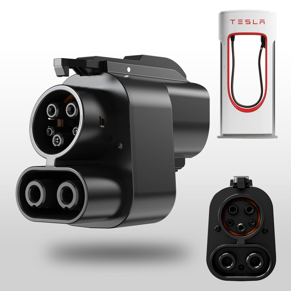 Nacs To Ccs1 Ev Charging Adapter 500A 1000V For Tesla, Ford, Rivian, Gm, Volvo, Polestar 9339159859100
