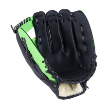 Baseball Gloves Teens Soft Leather Batting Gloves Thickened Jug Softballs Gloves Catcher Practice Gloves Green Ref: 8183