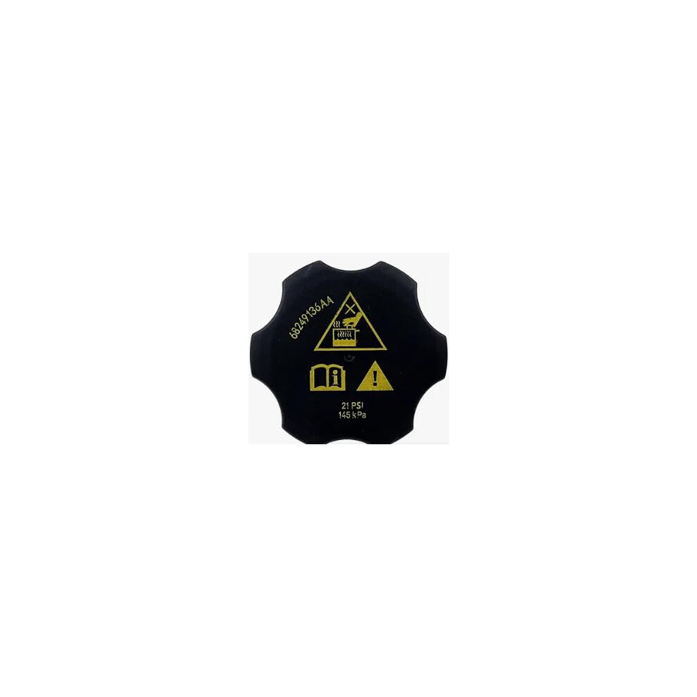 Radiator Coolant Reservoir Cap Oem Fit Leakproof Seal For Chrysler Dodge Jeep Ram 1500 2500 3500 9119770415714