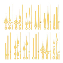 Different Pair of Clock Hands Clock Repair Tool-    003 gold