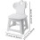 's step stool, bathroom stool, foldable chair with backrest for indoor and backyard, Dinosaurier 4