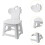 's step stool, bathroom stool, foldable chair with backrest for indoor and backyard, Dinosaurier 2