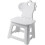 's step stool, bathroom stool, foldable chair with backrest for indoor and backyard, Dinosaurier 5