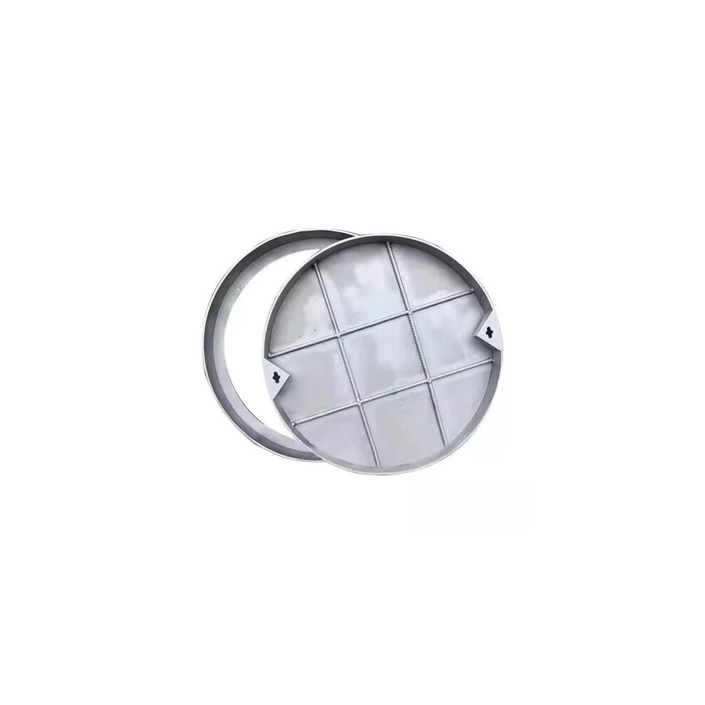 Stainless Steel Round Septic Tank Cover 80Cm Â Invisible Driveway & Pavement Manhole Lid, Heavyduty Embedded Design For Residential & Commercial Use 9323874658452