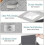 Stackable Baseball Cap Organizer with Large Capacity, Clear Window, Flip Lid for Hat Storage 5