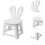 Folding Step Stool for Kids Multifunctional Design Rabbit 3