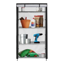 Storage Rack Cover Heavy Duty Dustproof Protector for Shelving Units Clothes Garage Bedroom 92x61x183cm