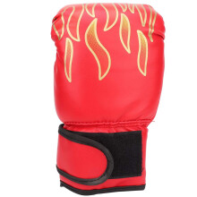 Sanda gloves for children, , kickboxing gloves, karate, Muay Thai, Sanda training equipment, red, 1 pair