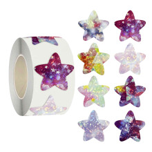 Starry Glitter Star Stickers Roll Adhesive Labels for Wall-Q202