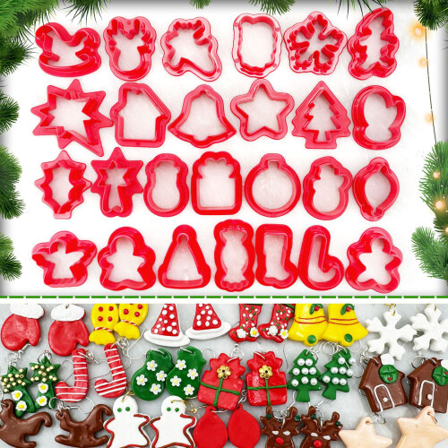 Clay Earrings Making Supply with Earring Hooks Earring-Style A 2