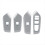 Car Interior Door Armrest Window Glass Switch Frame Panel Trims for 60 1