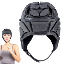 Scrum Cap Rugby Men's Protection Washable Soft Headwear for Adjustable Comfortable Flag Football Headwear for Men Women Teenagers