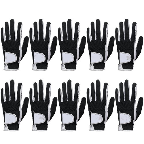 Golf gloves men left hand breathable green 3D performance mesh nonslip Ref: 4297