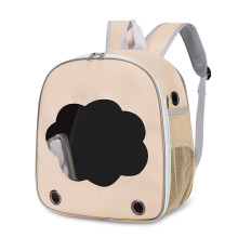 Portable Cats Backpack for Travel Featuring Canvas and-Yellow
