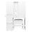 White hemp surface touch LED touch mirror dressing table set 4