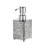 Bathroom Hand Sanitizers Container-Transparent  Gray Square 1
