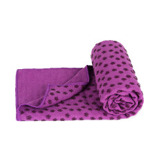 Yoga Mat NonSlip Clean Safe Healthy Own Protection Cloth Towel Purple