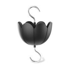 Hooks for ants – hooks for water ditch in flower shape – water hook, leakproof, robust, for terrace, lawn, garden, backyard outdoors black