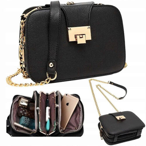 Likado Handbag, Black Ecological Leather 2