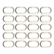 Carabiner Clip ZincAlloy Locking SpringSnapHooks, for Outdoor Use