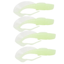 Esca morbida da pesca, esca in silicone con design perfetto e formula esclusiva per profumo e movimento della coda migliorati, odore di gamberetti
