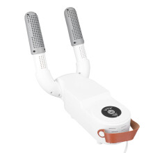 Foldable Wall Mount Shoe and Boot Dryer with Timer, Fast 48C Constant Temperature Drying, Adjustable Angle for Home and Travel (US Plug 110125V)