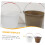 2 Pack Plastic Cement Buckets Thickened Lightweight Construction Site Storage for Cement and Trash White 4