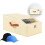 Hat Storage Organizer with Clear Window, Large Capacity Stackable Hat Box for Closet Baseball Caps 1
