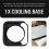 For 2024 Mini Cooling Base Anti-Slip Dustproof 3D Printed Bracket for 6