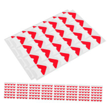 Vintage SelfAdhesive Photo Corners for Scrapbooking Albums Memory Books Red Paper Mounts 10 Sheets
