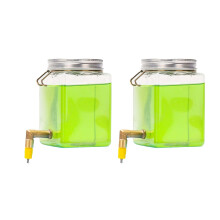 Plastic water dispenser bottle hanger pentype water dispenser drinker parrot small pet drinking pentype fountain